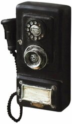 Ретро телефон старинный телефон настенная художественная скульптура 19 см х 8,5 см х 5 см