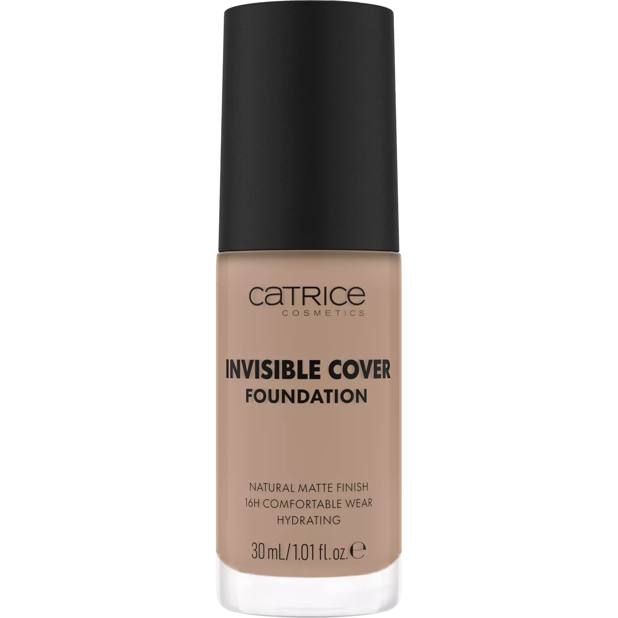 Основа тональная для лица `CATRICE` INVISIBLE COVER с матовым финишем, тон 030N