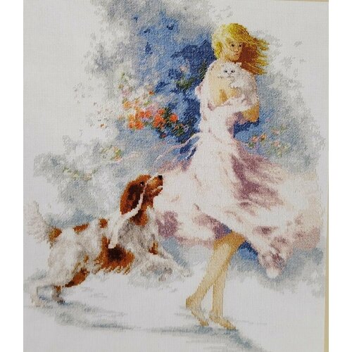 Набор для вышивания нитками Золотое Руно Летний бриз 1990₽