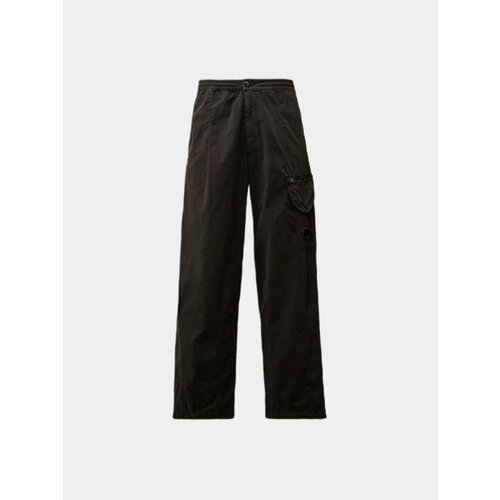 фото Брюки карго c.p. company microreps boxy loose utility, размер 52, черный