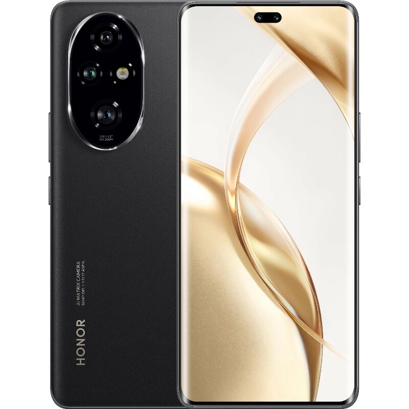 Смартфон Honor 200 Pro 12/512 ГБ, Dual: nano SIM + eSIM, Black, черный