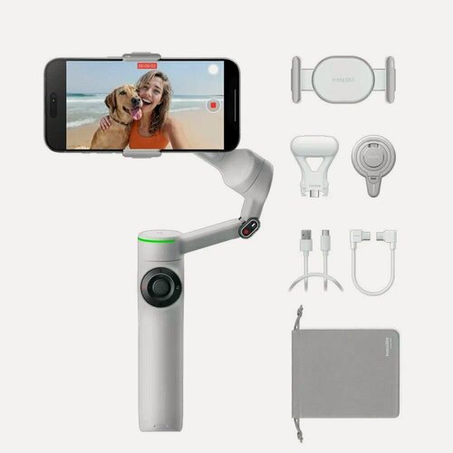 Изображение товара Стабилизатор для смартфона Insta360 Flow 2 Pro Combo, creator kit, gray