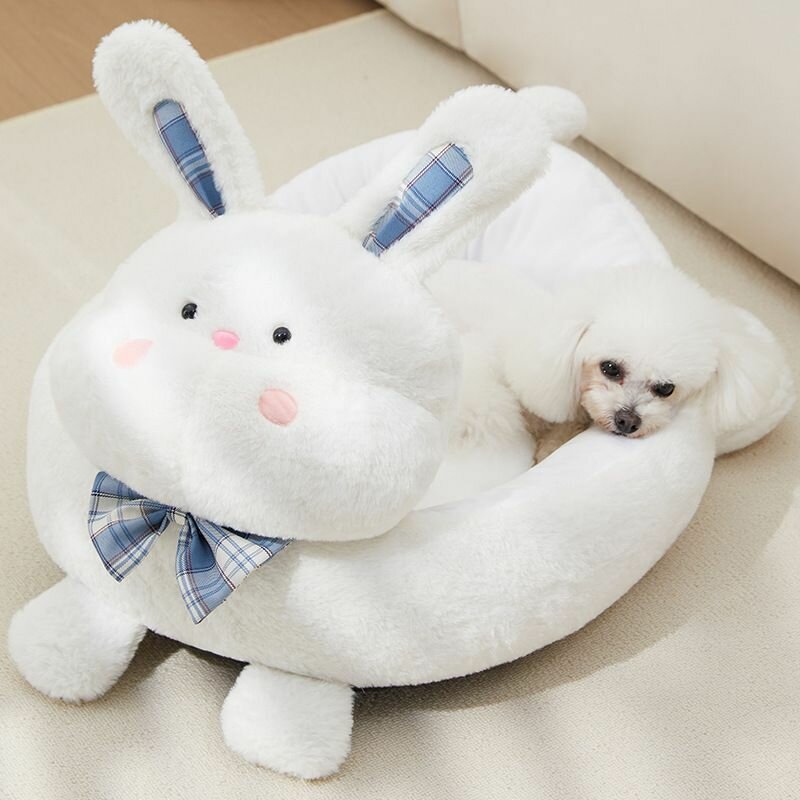 Закрытая лежанка домик для кошек Подходит для домашних животных весом менее 7 кг L(60X47CMCM)