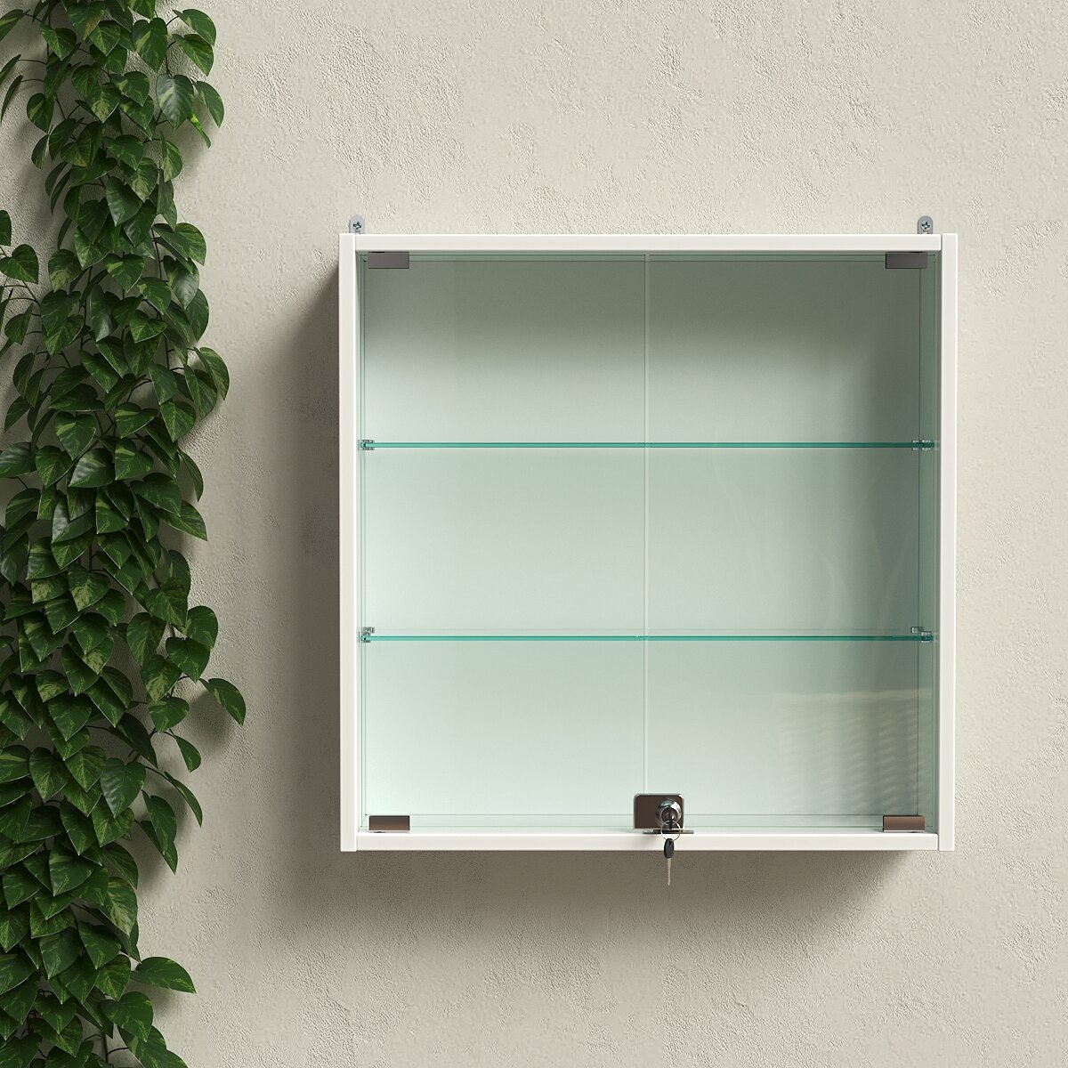 Витрина настенная №1-1А, Темно-Серый. Производитель товара - компания Westcom. — фото 1