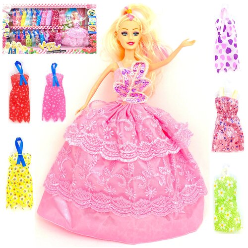 Набор кукла с платьями Vogue Girl, руки на шарнирах, 29 см, 23 платья, Bettina  - купить со скидкой