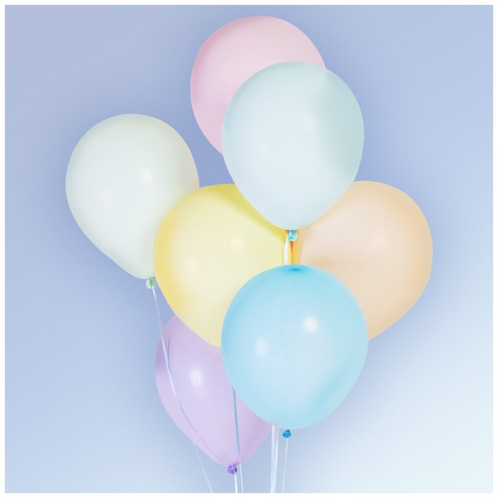 Набор воздушных шаров для праздника на день рождения / Воздушные шары 100 шт / Набор воздушных шариков / Композиция из шаров / Шарики воздушные /