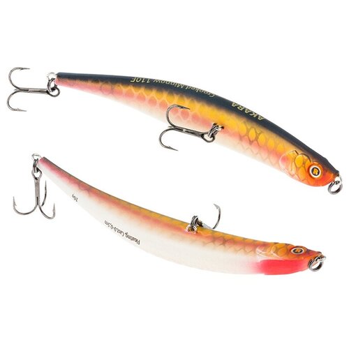 Воблер Akara Crooked Minnow 110F 10 гр. (5/14 oz 4,3 in) A211 воблер akara crooked minnow 110f 10 гр 5 14 oz 4 3 in a31