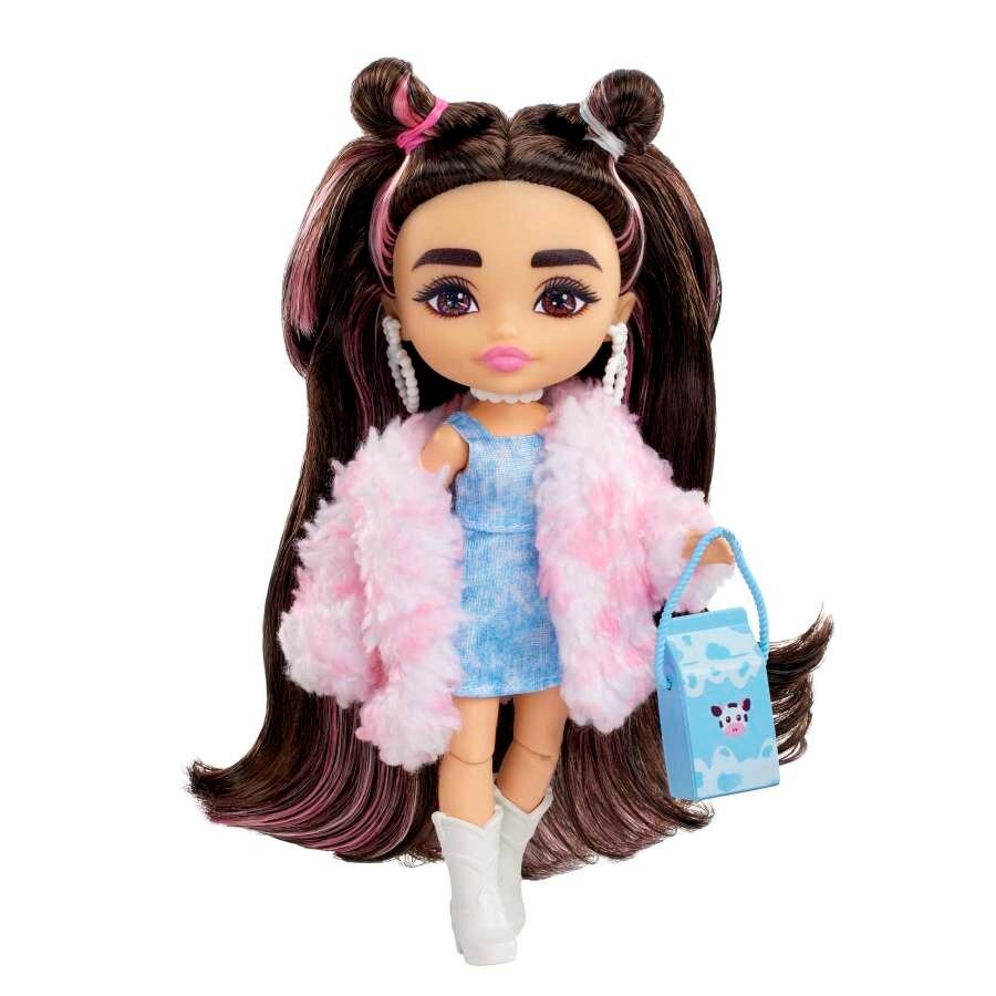 Кукла Barbie Extra Minis Барби Экстра Минис Mini Мини, 8,2см, HKP90
