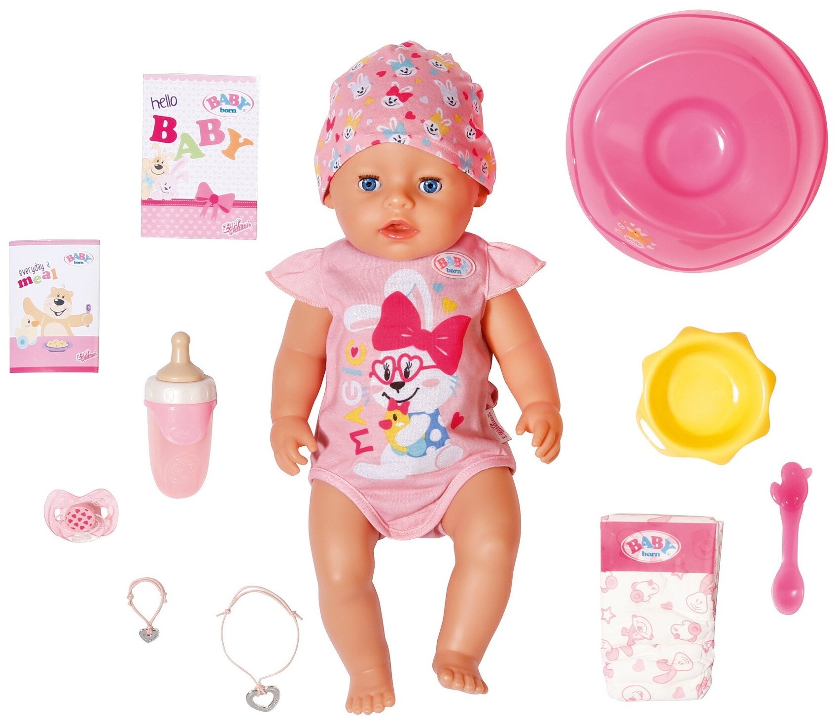 Интерактивная кукла Zapf Creation Baby born девочка с магическими глазками 43 см 833698