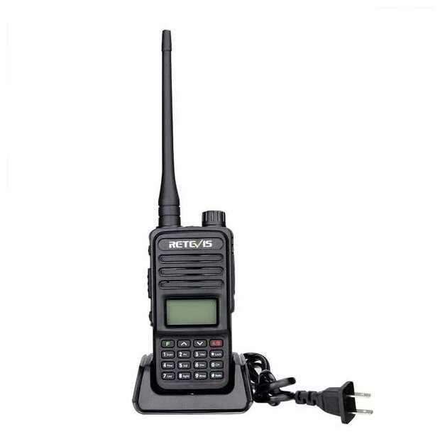 Рация Retevis RT85 без лицензии, VHF 136-174MHz / UHF 400-480MHz, 200 каналов, hands free, шумоподавление, 4000 мРадиост