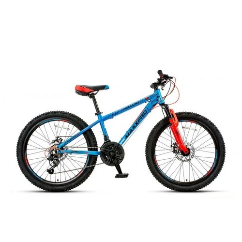 фото Велосипед maxxpro hellcat 20 pro сине-оранжевый