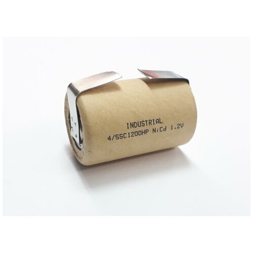 Аккумулятор Qbat 4/5SC Industrial 1200mAh 1.2v Ni-Cd (с пластинами) PK1 , 1шт.