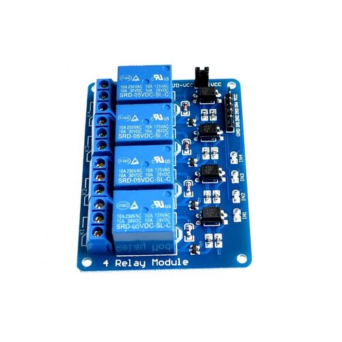 Модуль реле 4-канальный 5V