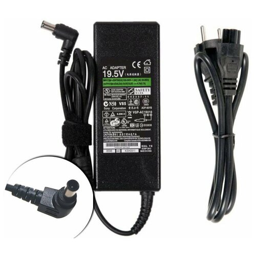 Для Sony VAIO VPC-EA3BFX Зарядное устройство блок питания ноутбука, совместимый(Зарядка адаптер + сетевой кабель/ шнур)