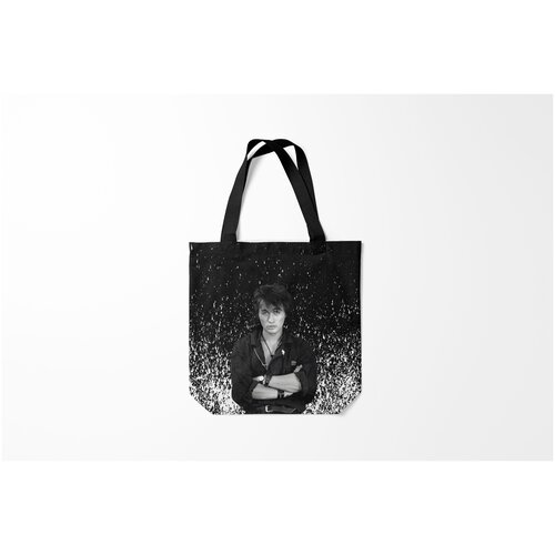 фото Сумка-шоппер / 40х40 см / рок / разный виктор цой. burnettie