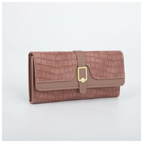 фото Кошелек жен 06-01-01 алиса. 19*2*9.5. 2 отд. д/карт. на клапане. пудра 5462433 сима-ленд