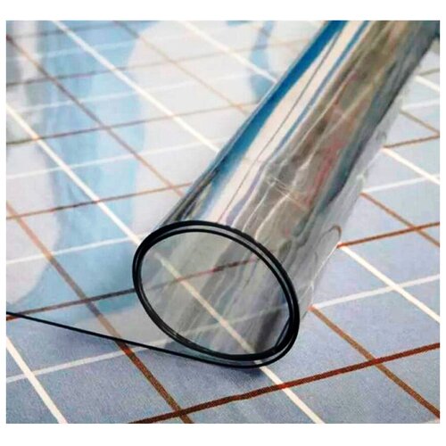 фото Прозрачная скатерть гибкое стекло dekorelle 80*60см, толщина 0,8мм