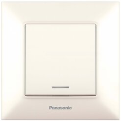 Выключатель Panasonic Arkedia Slim скрытая установка 1кл. IP20 бежевый (упак.:1шт) (wntc00042bg-ru)