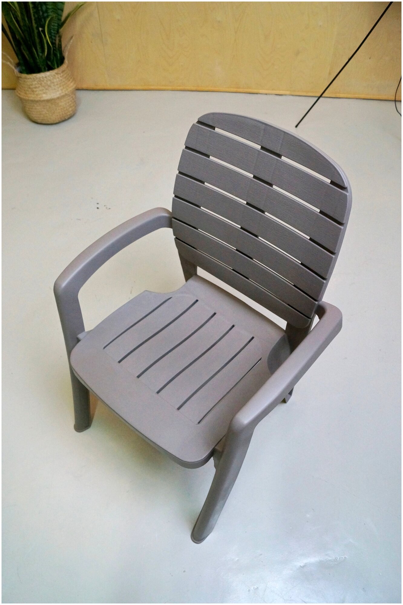 Пластиковое кресло Прованс, Мокко, 2 шт - фотография № 7