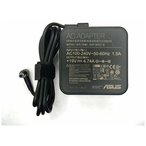 Блок питания (зарядное устройство) для ноутбука Asus M70SA 19V 4.74A (5.5-2.5) 90W Square