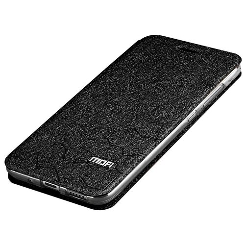 Чехол-книжка MyPads для Huawei Honor 8C на жёсткой металлической основе чёрный чехол книжка mypads для zte blade a530 на жёсткой металлической основе чёрный