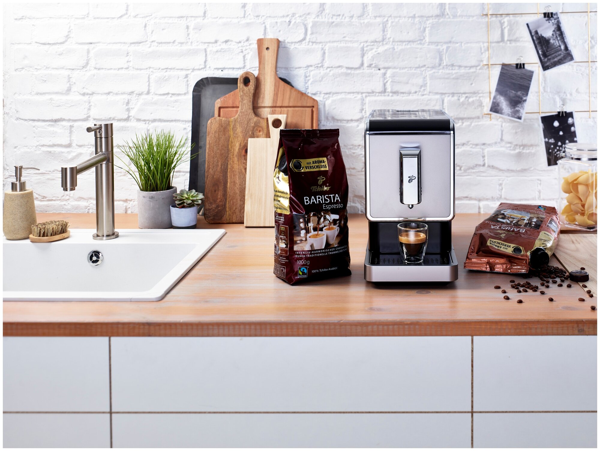 Кофе в зернах Tchibo Barista Espresso 1 кг - фото №7