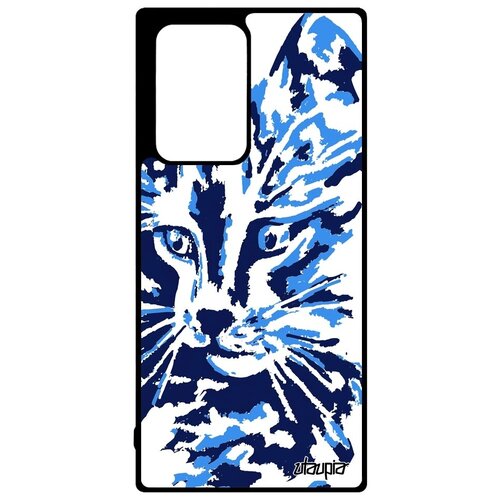 фото Красивый чехол для мобильного // galaxy note 20 ultra // "котенок" дизайн тигристый, utaupia, коричневый