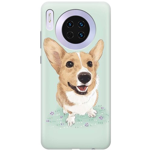 фото Gosso ультратонкий силиконовый чехол-накладка для huawei mate 30 с принтом "корги"