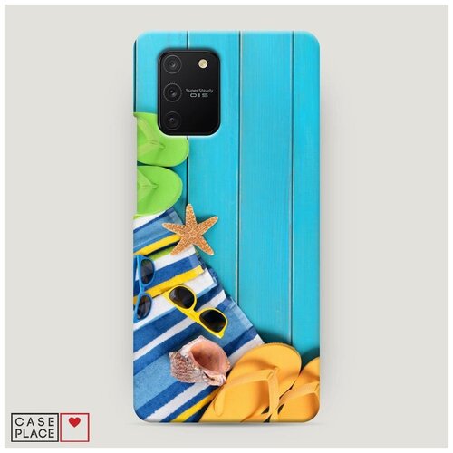 фото Чехол пластиковый samsung galaxy s10 lite райское побережье case place