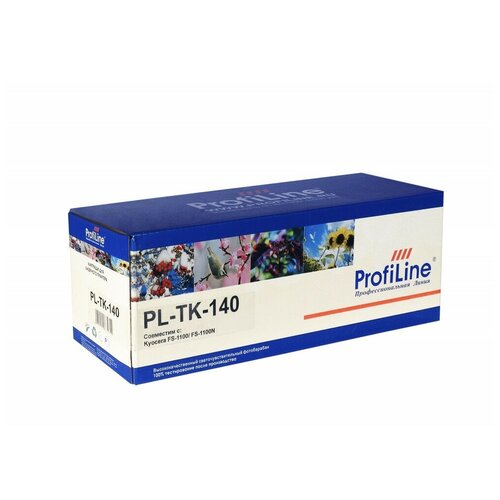 Картридж ProfiLine PL-TK-140, 4000 стр, черный картридж profiline pl tk 5150c 10000 стр голубой