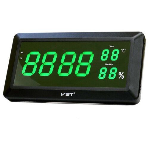Часы настенные (температура влажность) VST 780S-4