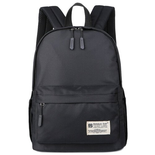 фото Молодёжный рюкзак с красочным принтом для школы и прогулок от rittlekors gear 5687 чёрный