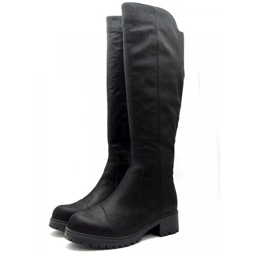 фото Francesco donni f1a6z5134-02q женские сапоги черный натуральная кожа евро, размер 38