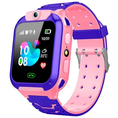 Детские смарт-часы RunGo K1 14 128x128 SIM 2G LBS камера видеозвонок SOS розовые 390000₽