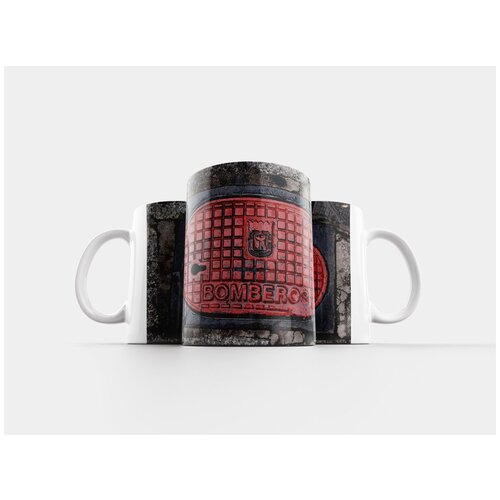 фото Кружка "пожарные, городской, деталь" 320 мл lotsprints