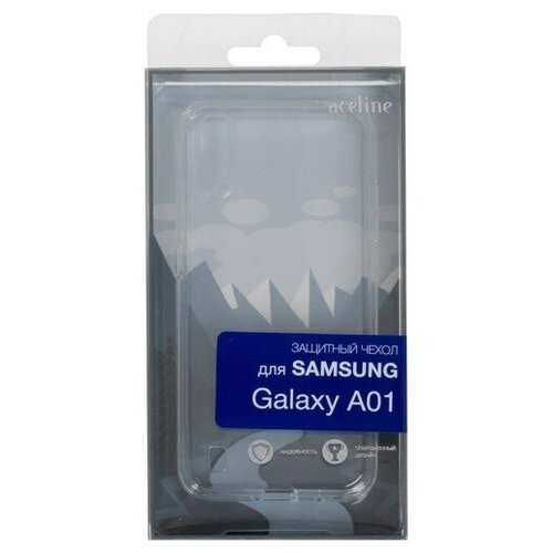 Накладка Aceline Silicone для Samsung Galaxy A01 прозрачный