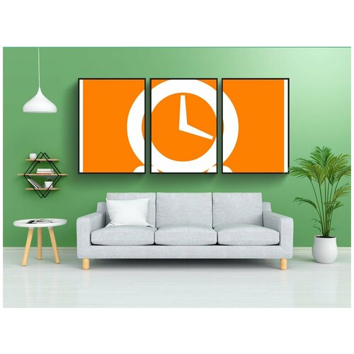 фото Набор модулных постеров для интерьера "сеть, икона, дата" 60x90 см. в тубусе, без рамки lotsprints