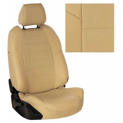 фото Чехлы chevrolet niva 2002-2020 экокожа бежевый автопилот she-ni-n14-bebe-e