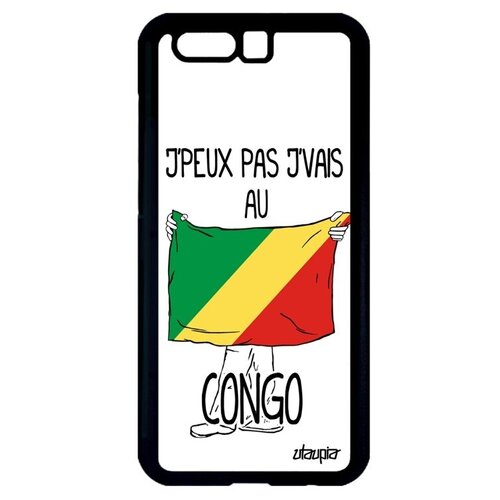 фото Качественный чехол для смартфона // honor 9 // "еду в конго браззавиль" флаг принт, utaupia, белый