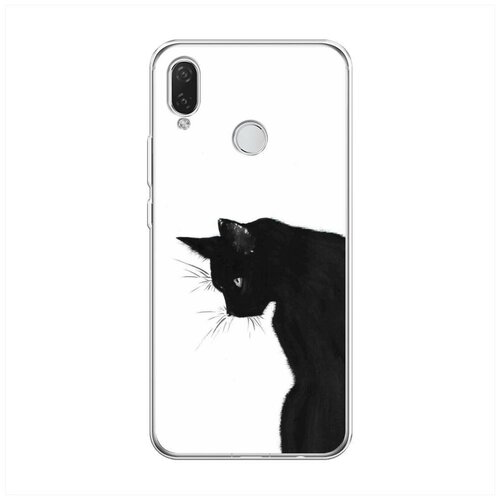 фото Силиконовый чехол "black cat" на huawei p smart plus / хуавей п смарт плюс case place