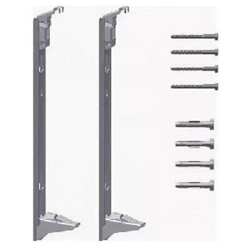 Комплект 2шт настенных кронштейнов Kermi тип 33 ВН 200 для профильных панельных радиаторов 1236₽