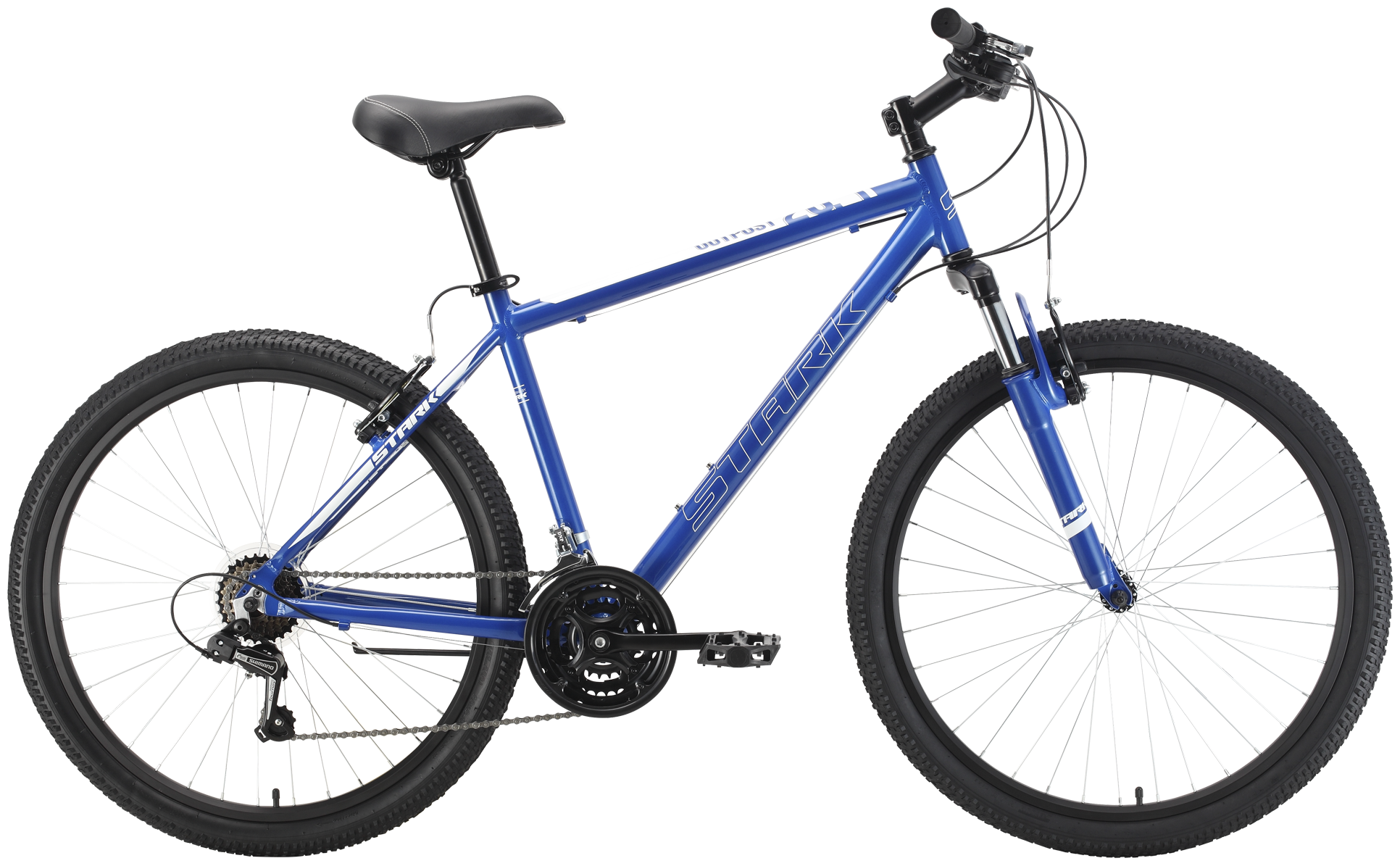 Велосипед Stark Outpost 26.1 V (2022) синий/белый