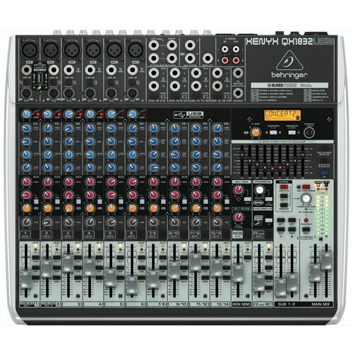 Behringer Xenyx QX1832USB микшерный пульт микшерный пульт behringer xenyx 502