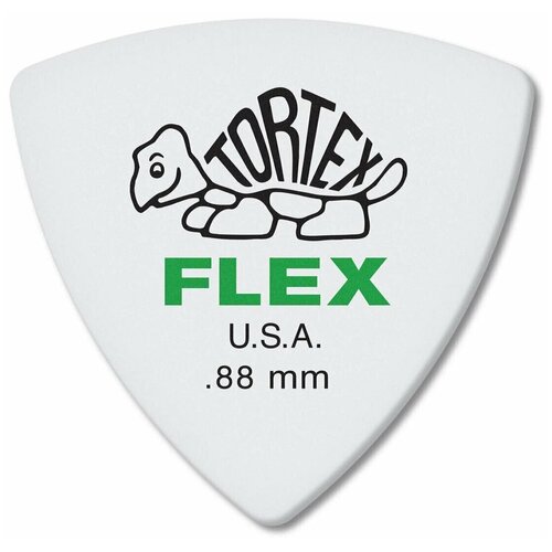 Медиаторы, толщина 0.88 мм, 6 шт. Dunlop Tortex Flex Triangle 456P088 6Pack медиаторы толщина 1 мм 12 шт dunlop tortex triangle 431p100 12pack