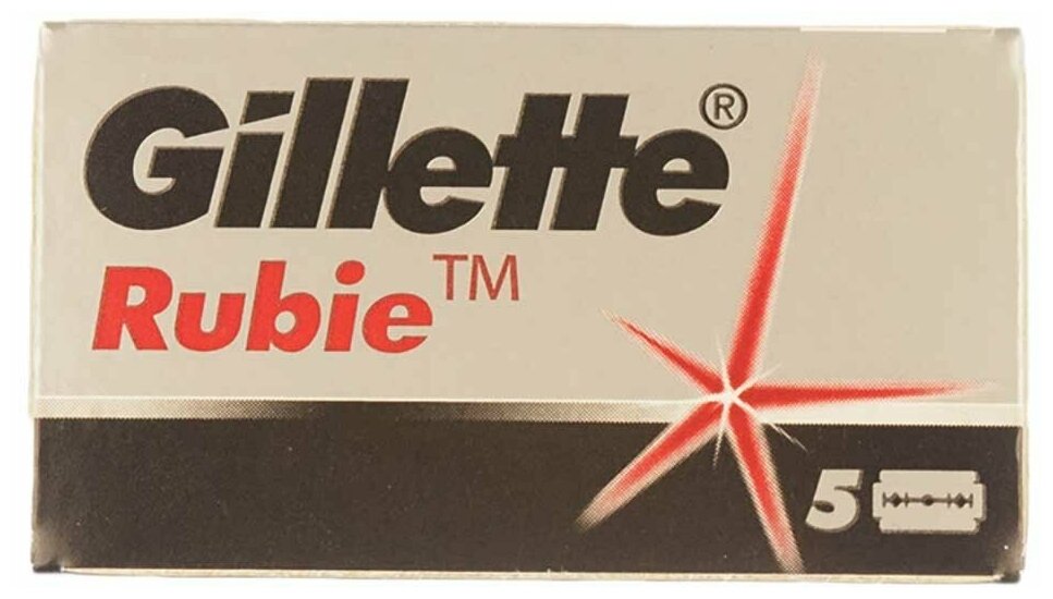 Сменные двусторонние лезвия Gillette Rubie, 5 шт. - фото №17