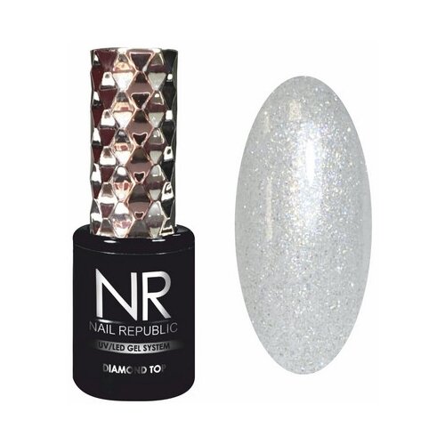 Nail Republic Верхнее покрытие Diamond Top, 02, 10 мл