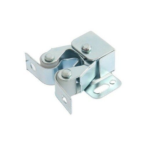 LOCKLAND Двойная роликовая защёлка-стопор LOCKLAND, железная, цвет цинк