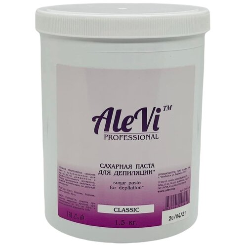 AleVi Сахарная паста для шугаринга Medium средняя-универсальная, 1500 г
