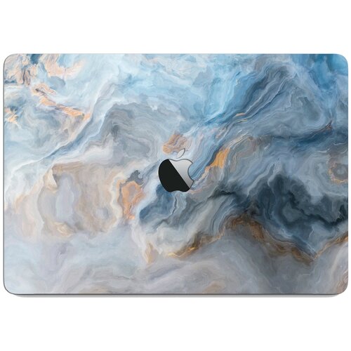 Виниловое покрытие Old Blue на MacBook Air M1. Верхняя крышка.