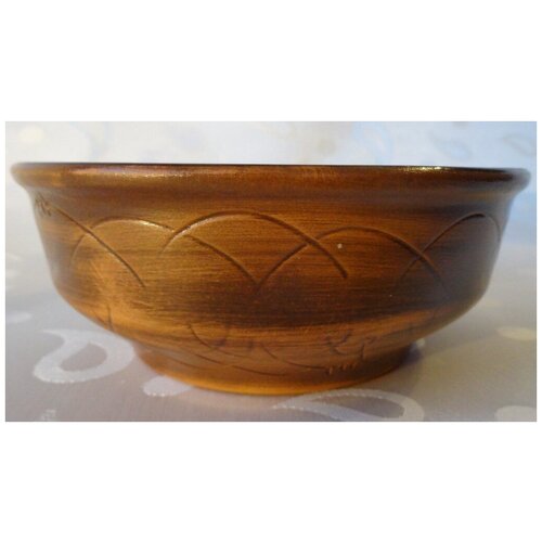 фото Керамическая тарелка ручной работы "русская" борисовская керамика